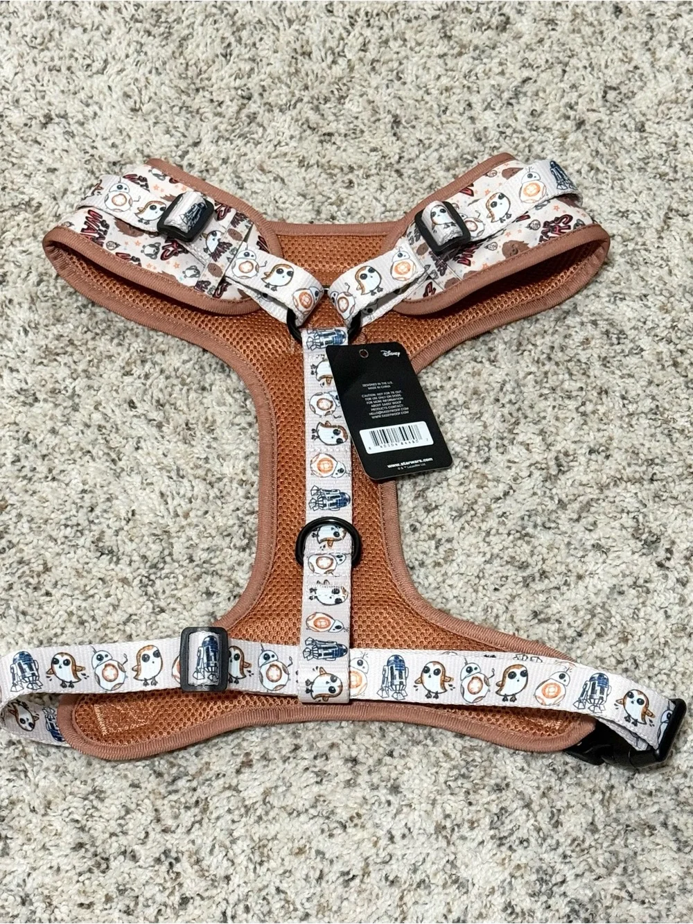 Star Wars™ The Rebel Alliance adjustable dog harness from Sassy Woof XXL